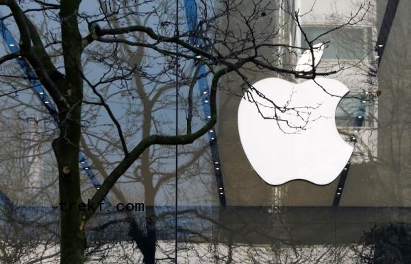 An Apple logo is seen at the entrance of an Apple Store in downtown Brussels, Belgium March 10, 2016. — Reuters pic