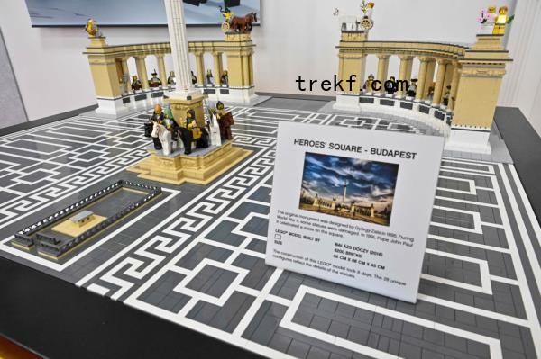 A touristic symbol of Budapest, ‘Heroes Square’ is seen at the Hungarian headquarters of Lego, havin<em></em>g been built from classic Lego bricks by Hungarian artist Balazs Doczy in Budapest on December 17, 2024. — AFP pic